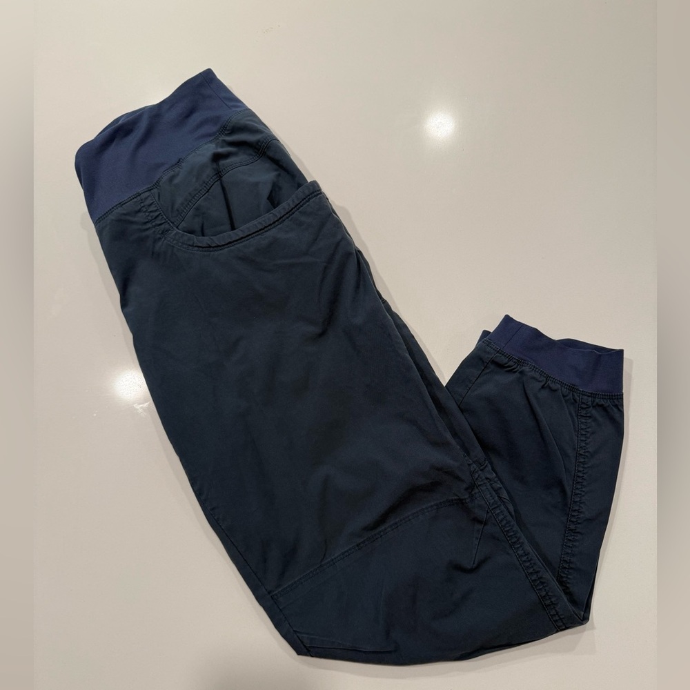Prana Women’s Kanab Dark Blue Teal Joggers Sz Large